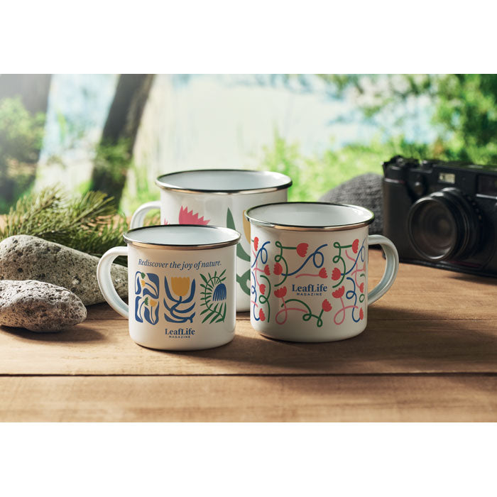 GO2202 Tazza in metallo sublimato 200 ml