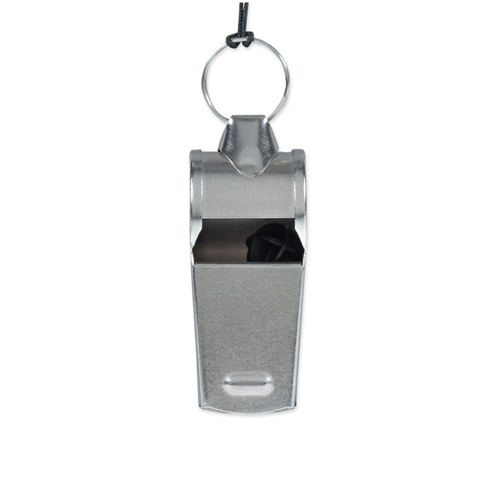 GO2268 Metal whistle with lanyard - Fischietto