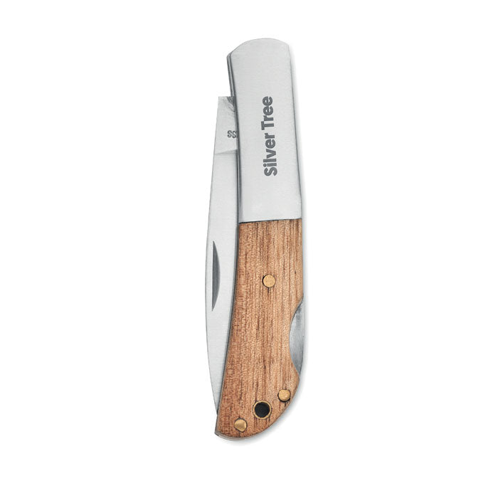 GO2297 Coltello pieghevole in acacia