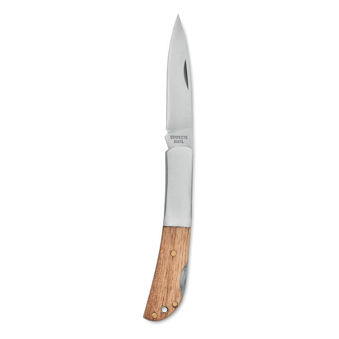 GO2297 Coltello pieghevole in acacia