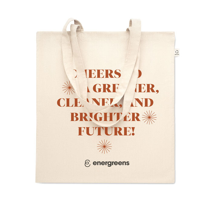GO2301 Shopper in cotone riciclato 140 gr/m²