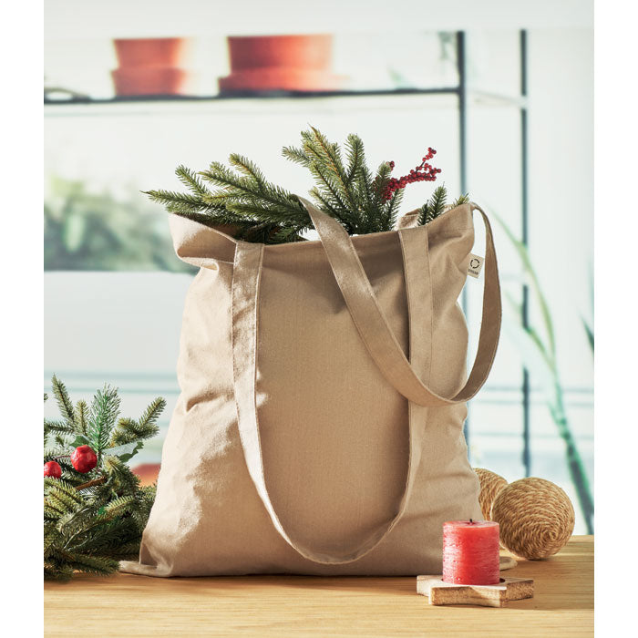 GO2302 Shopper in cotone riciclato 140 gr/m²
