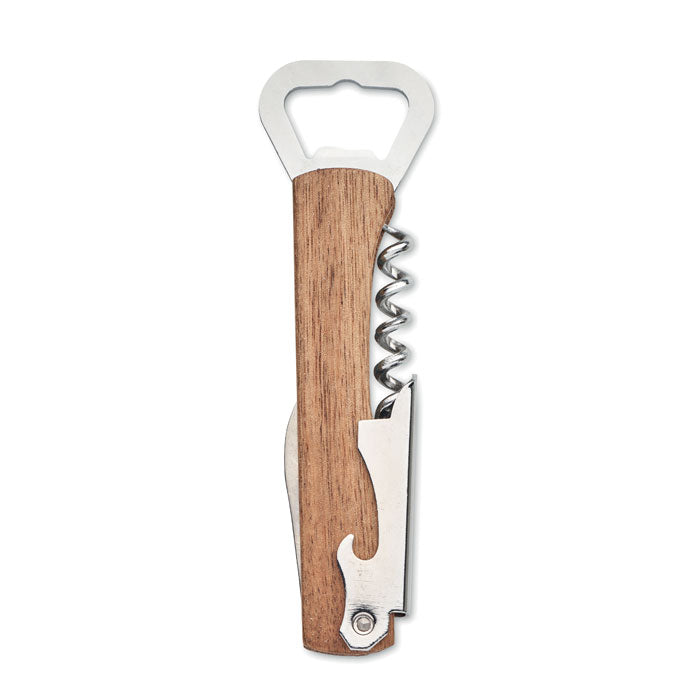 GO2313 Apribottiglie 3 in 1 in bamboo