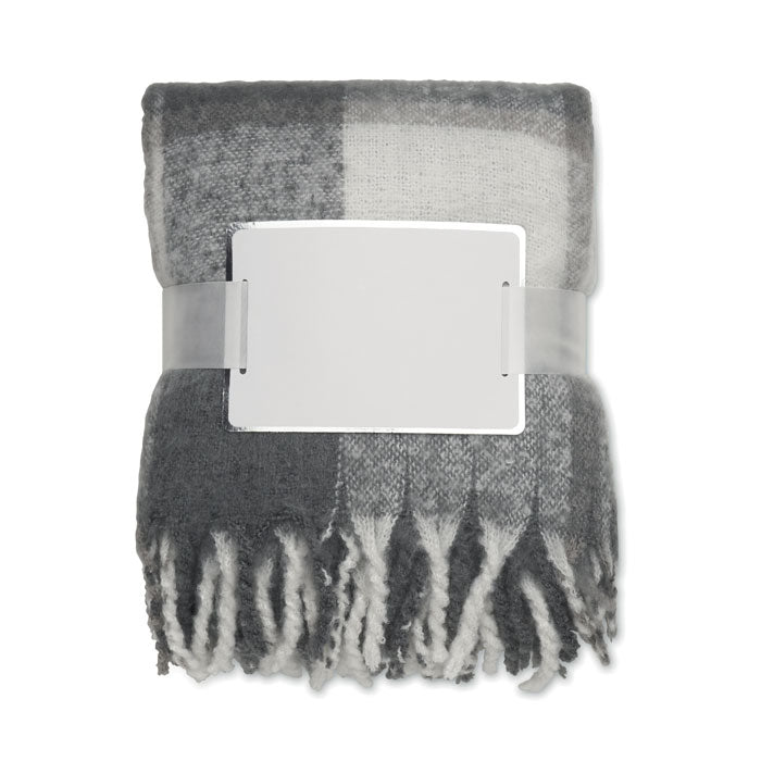 GO2382 Coperta in mohair a scacchi