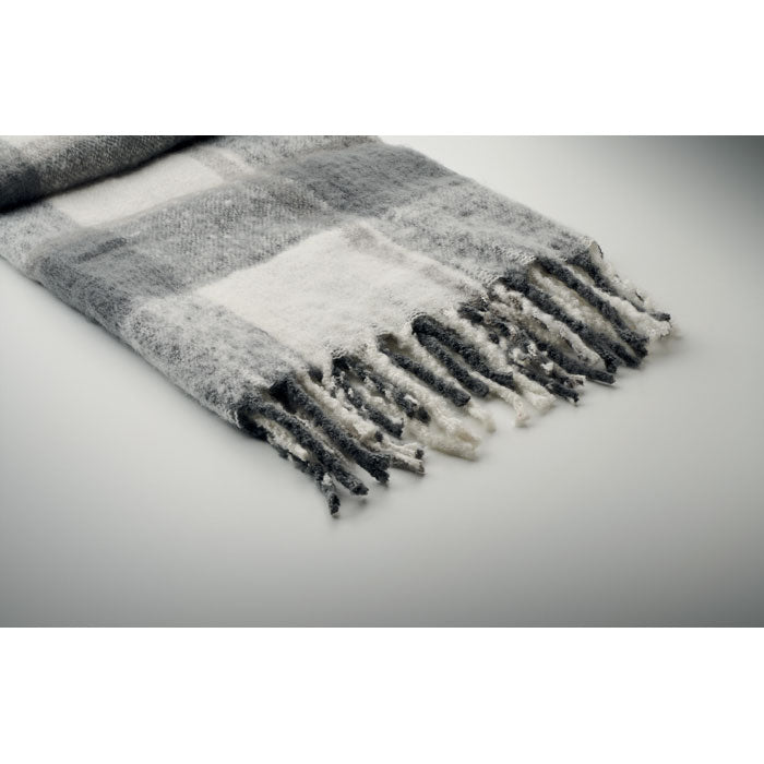 GO2382 Coperta in mohair a scacchi