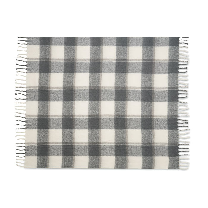 GO2382 Coperta in mohair a scacchi