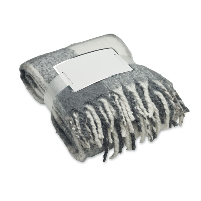 GO2382 Coperta in mohair a scacchi