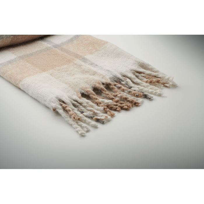 GO2382 Coperta in mohair a scacchi