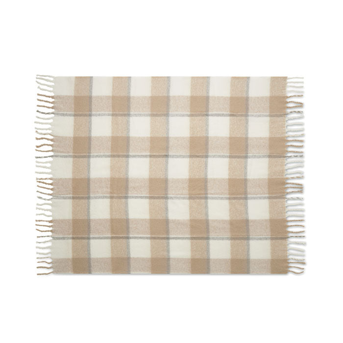 GO2382 Coperta in mohair a scacchi