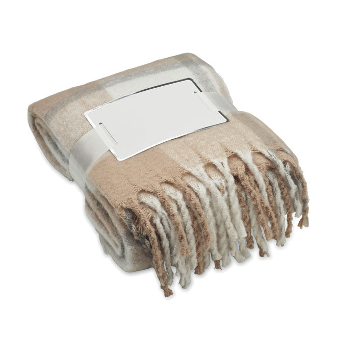 GO2382 Coperta in mohair a scacchi