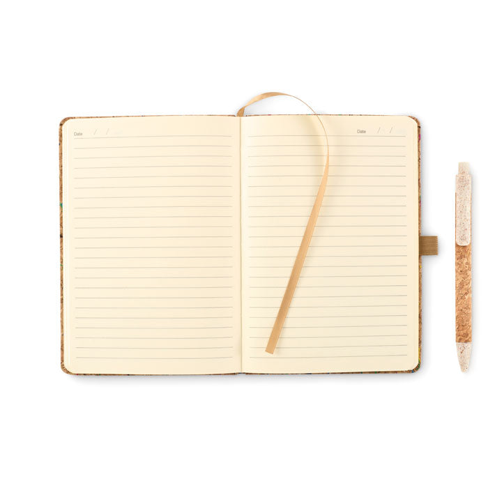 GO2414 Notebook A5 in sughero colorato