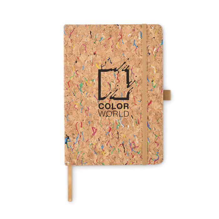 GO2414 Notebook A5 in sughero colorato