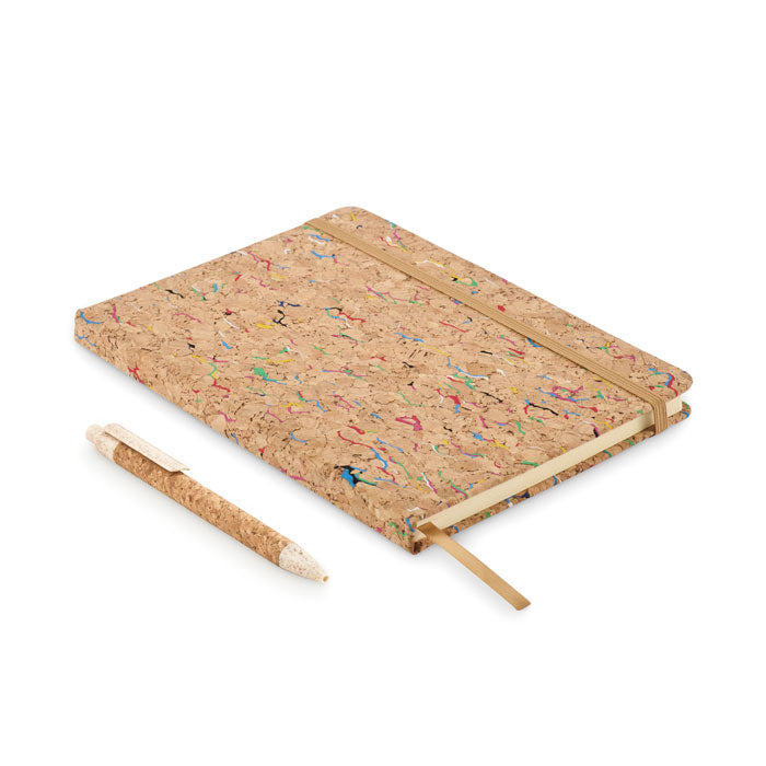 GO2414 Notebook A5 in sughero colorato