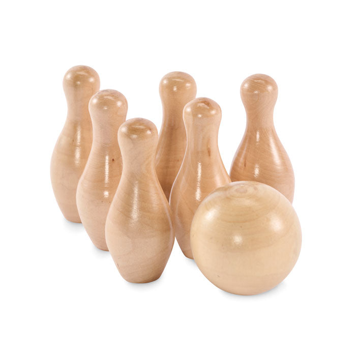GO2434 Mini set da bowling in legno di pi