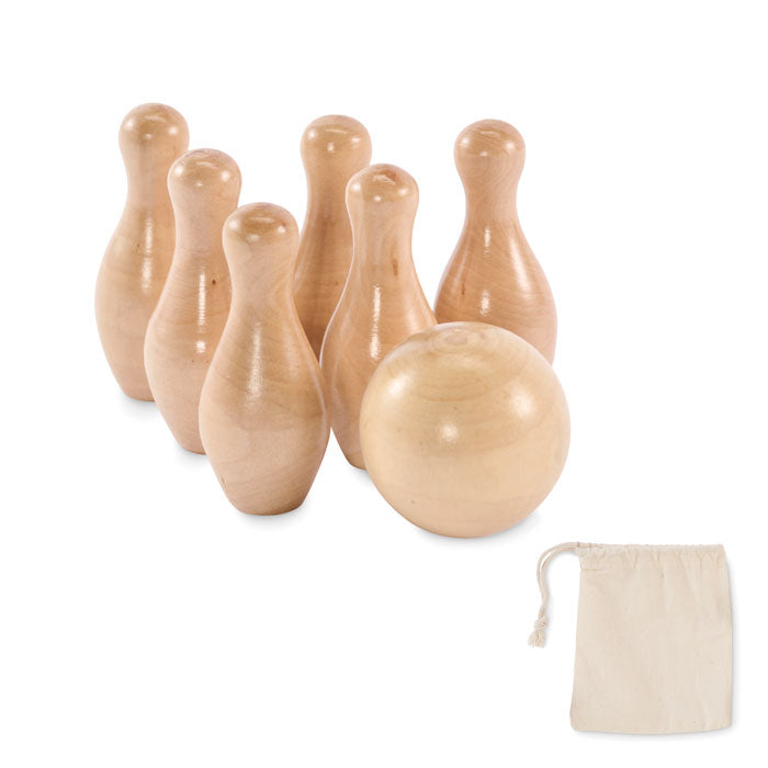 GO2434 Mini set da bowling in legno di pi