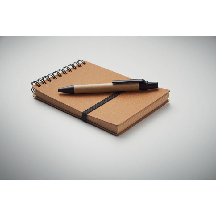 GO2481 Notebook riciclato con penna a sfera