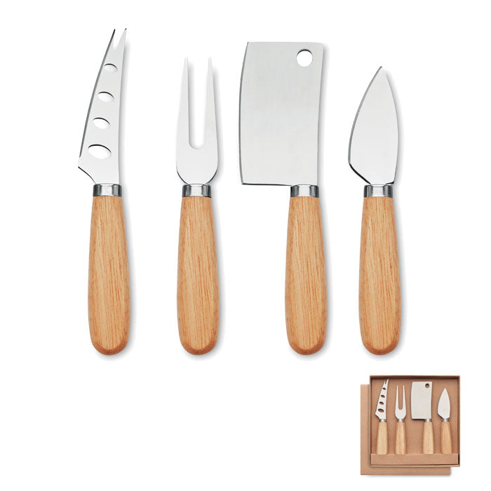 GO2547 Set di 4 coltelli da formaggio