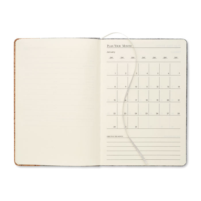 GO2553 Notebook in sughero A5 RPET
