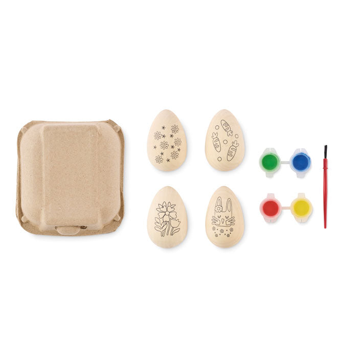 GO2563 Set per dipingere le uova in legno
