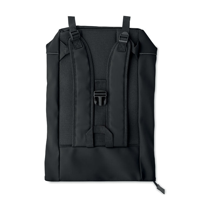 GO2581 Zaino in PU rolltop per laptop 15"