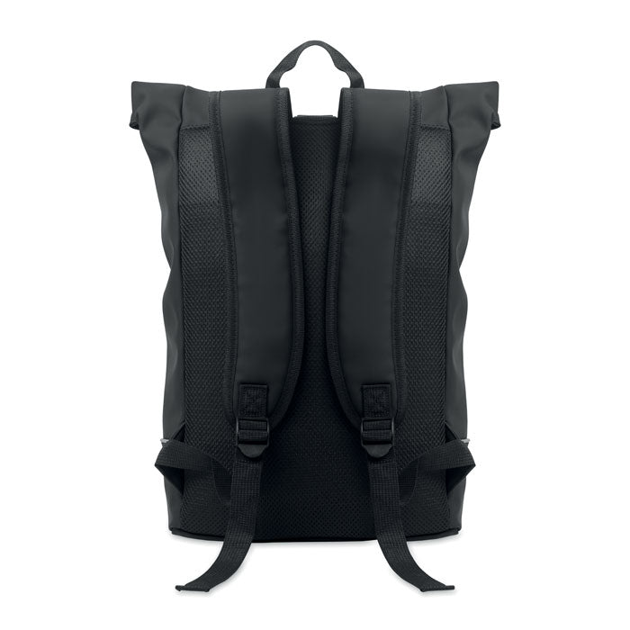 GO2581 Zaino in PU rolltop per laptop 15"