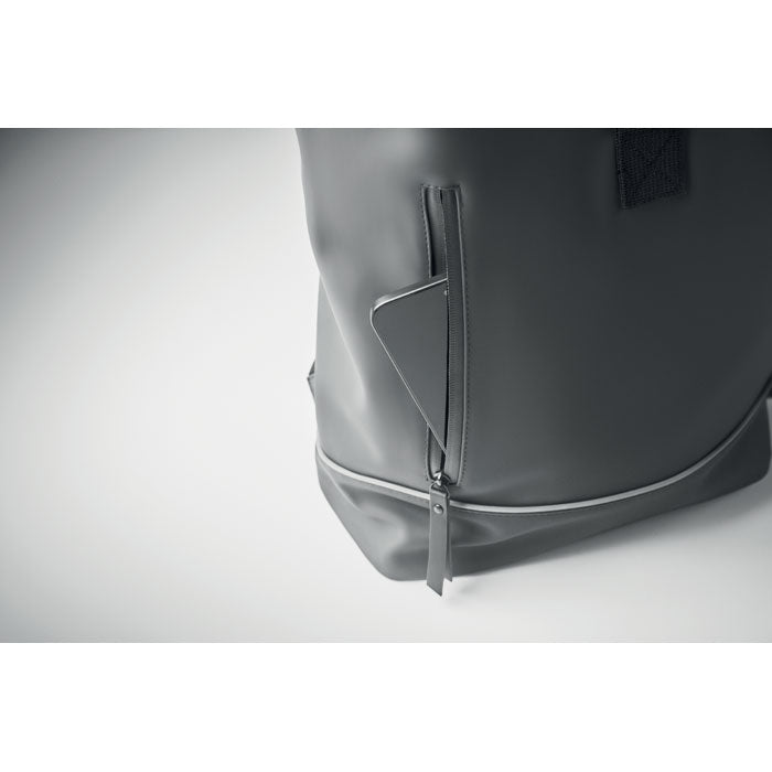 GO2581 Zaino in PU rolltop per laptop 15"