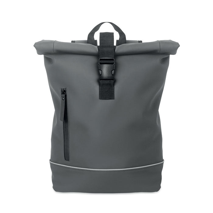 GO2581 Zaino in PU rolltop per laptop 15"