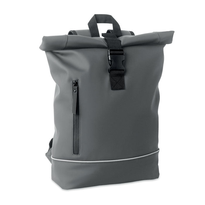 GO2581 Zaino in PU rolltop per laptop 15"