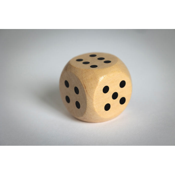 GO2613 Dadi di legno Schima Ø 3 cm