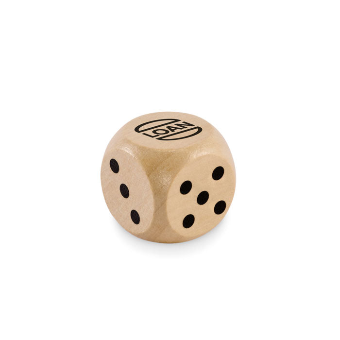 GO2613 Dadi di legno Schima Ø 3 cm