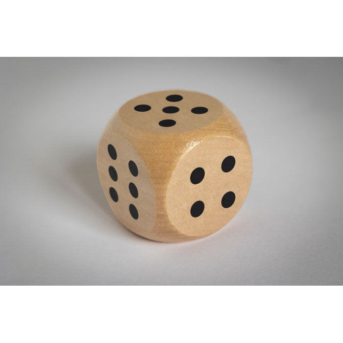 GO2614 Dadi di legno Schima Ø 5 cm