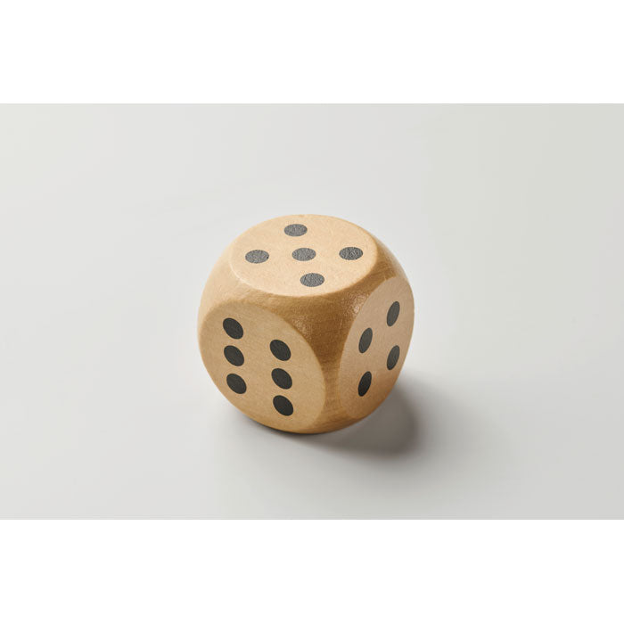 GO2614 Dadi di legno Schima Ø 5 cm
