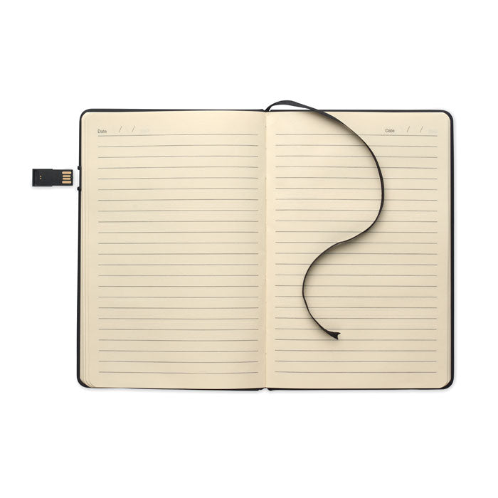 GO2725 Notebook A5 con USB integrata