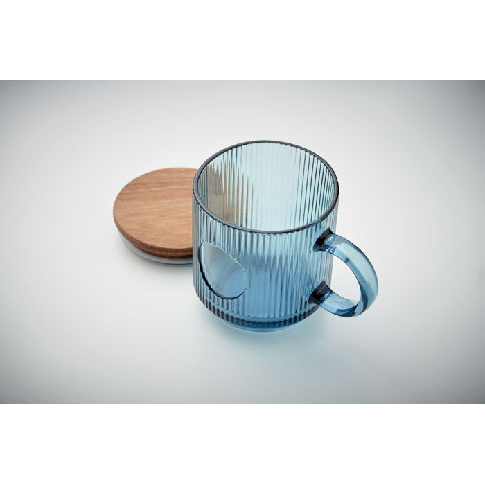 GO2752 Tazza in vetro a coste da 300 ml