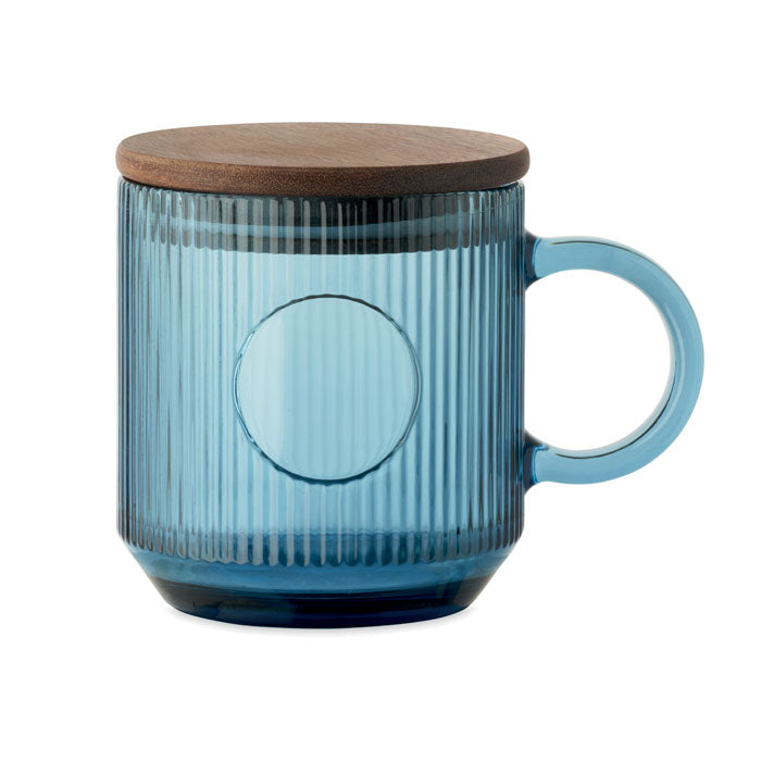 GO2752 Tazza in vetro a coste da 300 ml