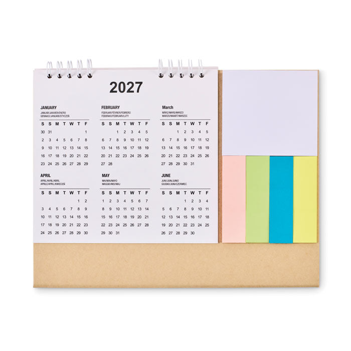 GO2756 Calendario da tavolo con memopad