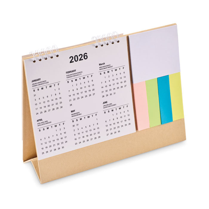 GO2756 Calendario da tavolo con memopad