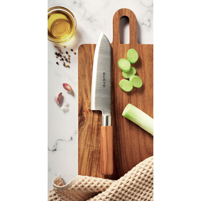 GO3157 Coltello da chef in legno