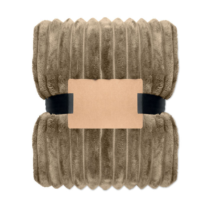 GO3184 Coperta a righe in pile RPET