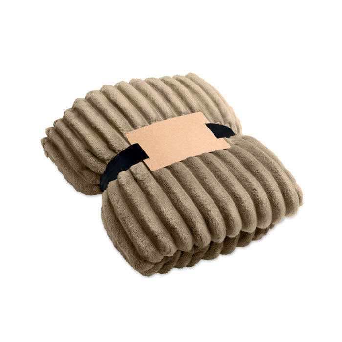 GO3184 Coperta a righe in pile RPET