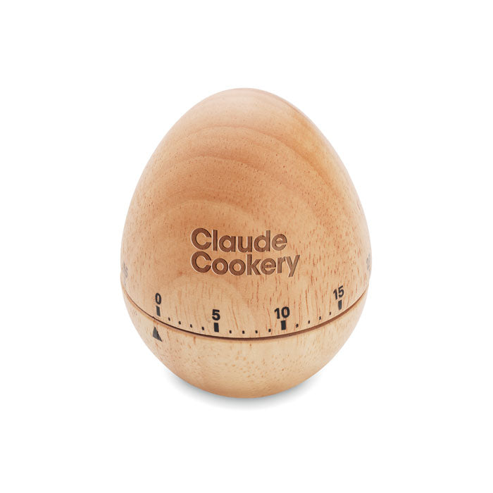 GO6963 Timer a forma di uovo in legno