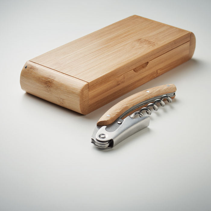 GO6974 Coltello da cameriere in bamboo