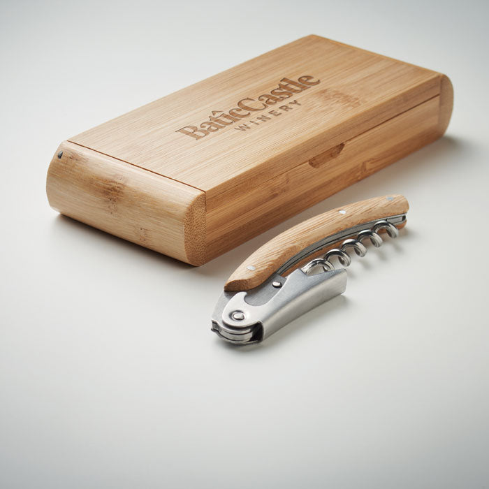 GO6974 Coltello da cameriere in bamboo