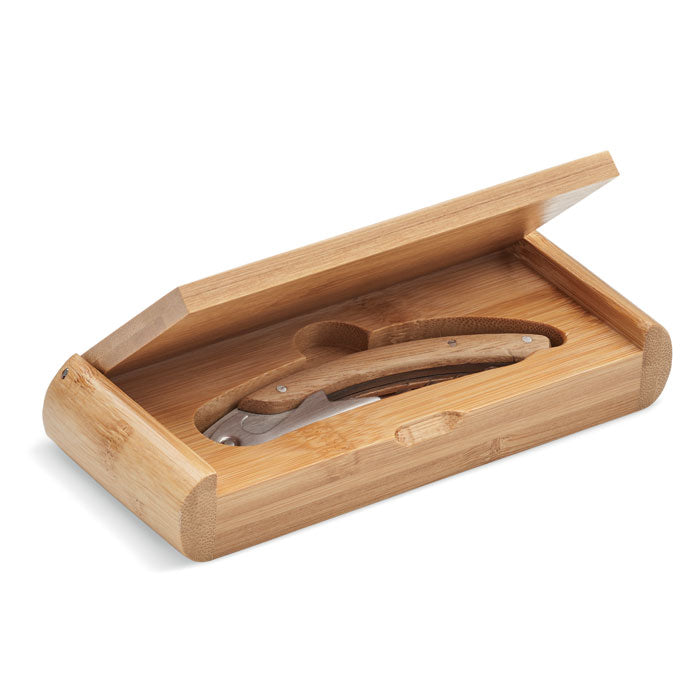 GO6974 Coltello da cameriere in bamboo