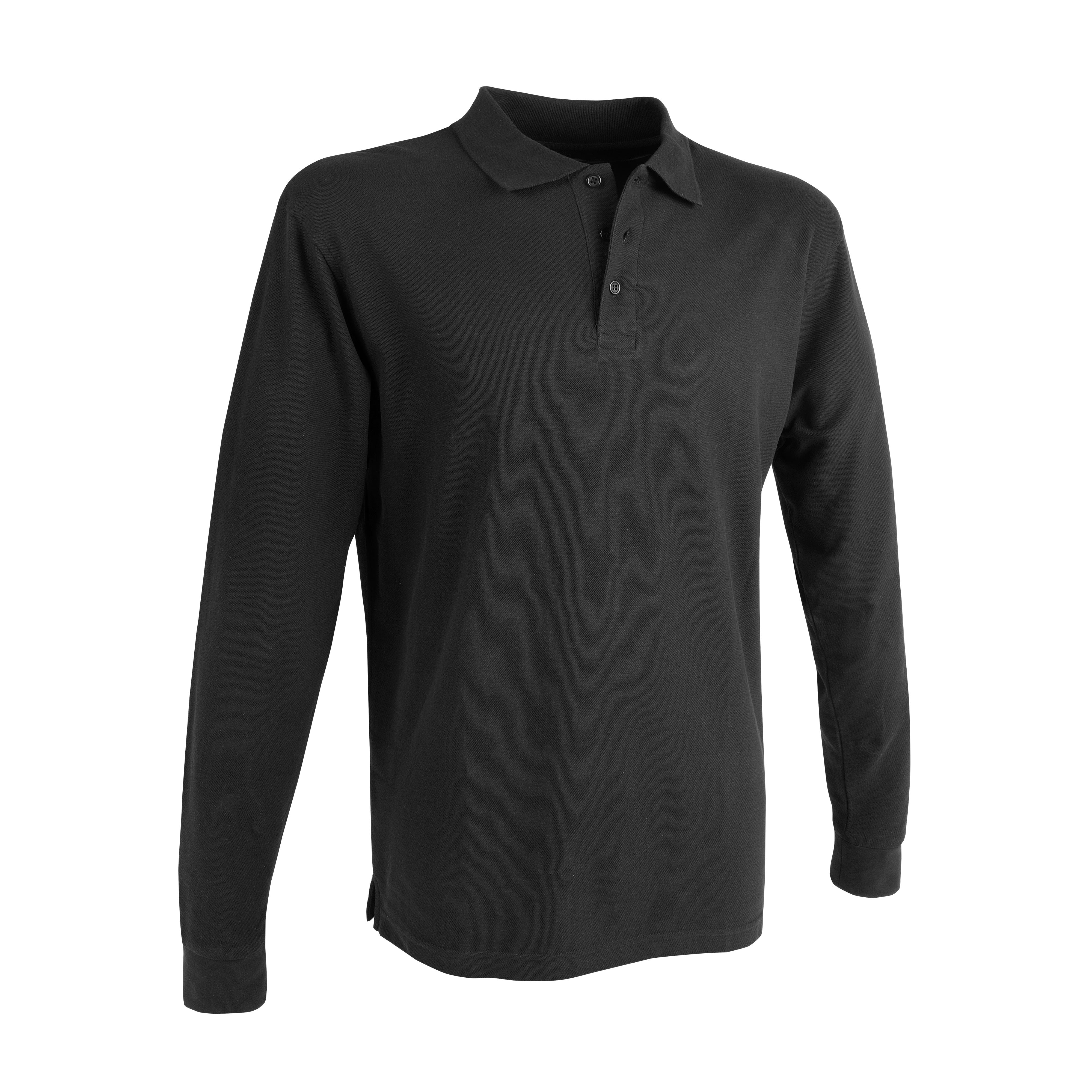 G10008 Polo piquet in cotone 100%XY a manica lunga