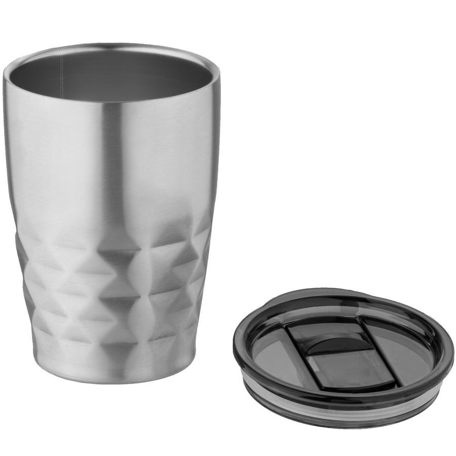 G100455 Bicchiere termico con isolamento sottovuoto Geo da 350 ml