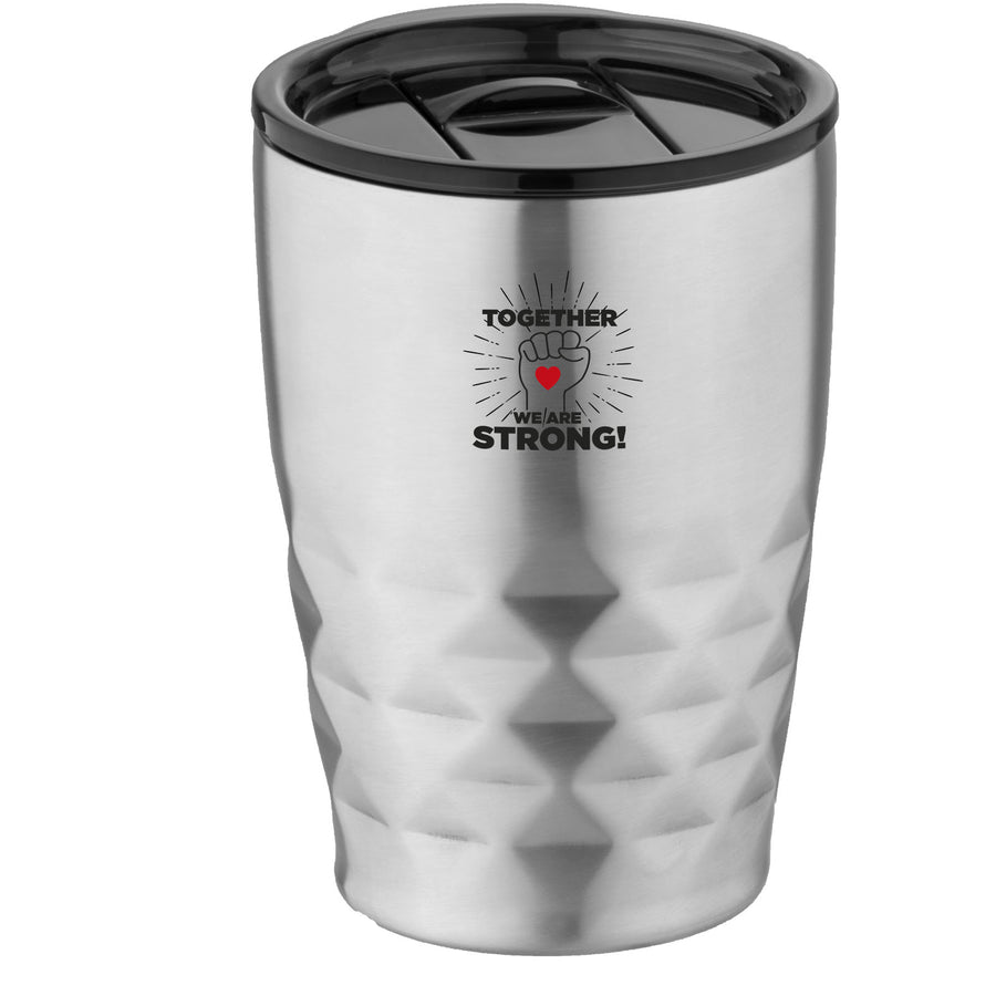 G100455 Bicchiere termico con isolamento sottovuoto Geo da 350 ml