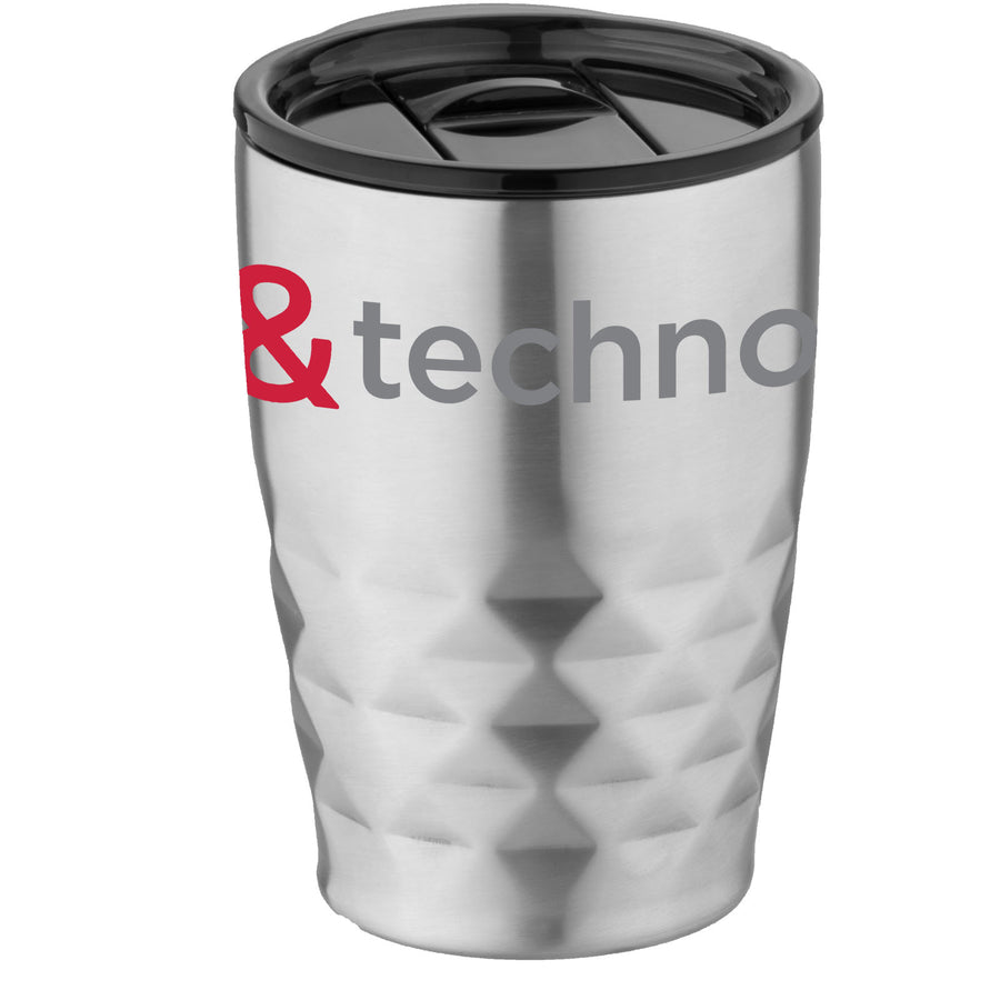 G100455 Bicchiere termico con isolamento sottovuoto Geo da 350 ml