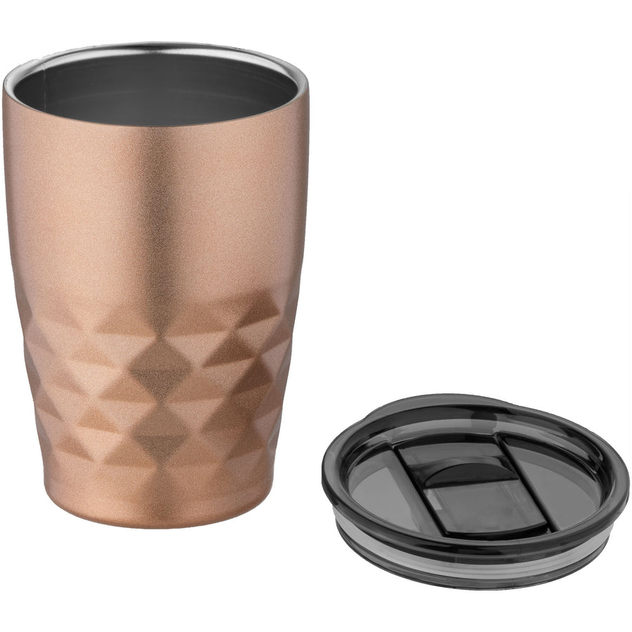 G100455 Bicchiere termico con isolamento sottovuoto Geo da 350 ml