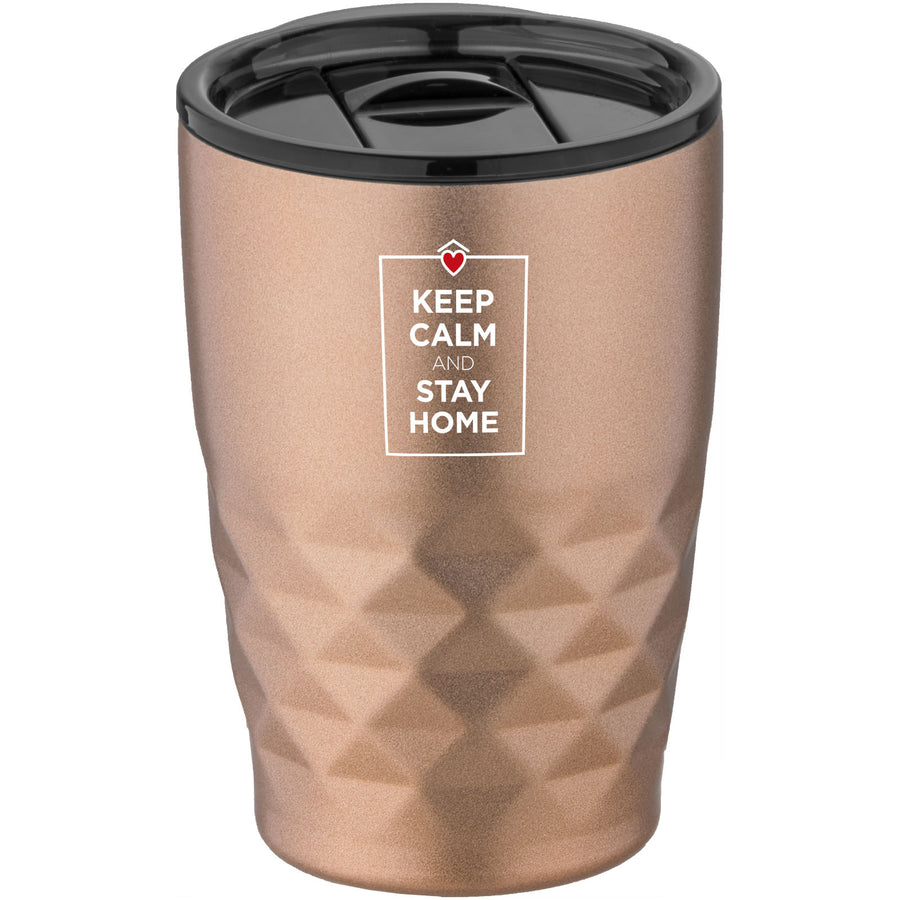 G100455 Bicchiere termico con isolamento sottovuoto Geo da 350 ml
